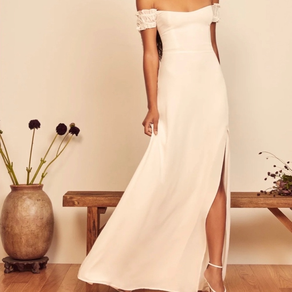 NWT Reformation Gimlet Dress-Ivory Size 8